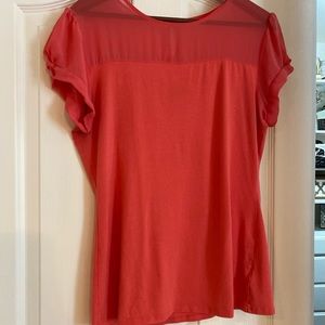 Express Coral Top